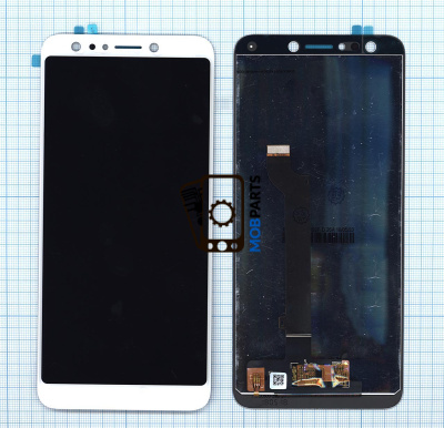 Модуль (матрица + тачскрин) для Asus ZenFone 5 Lite ZC600KL белый