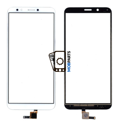 Сенсорное стекло (тачскрин) для Huawei Honor 7C pro белое