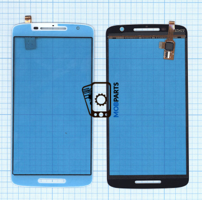 Сенсорное стекло (тачскрин) для Motorola Moto X Play белое