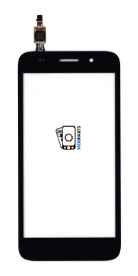Сенсорное стекло (тачскрин) для Huawei Y3 2017  черное