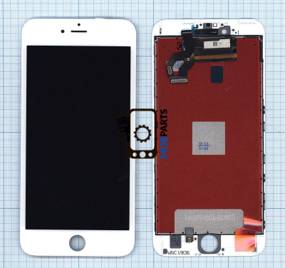 Дисплей для iPhone 6S Plus в сборе с тачскрином (Hancai) белый
