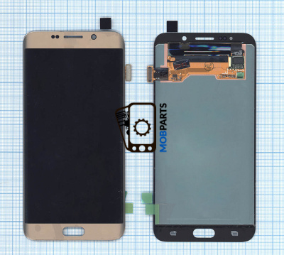 Модуль (матрица + тачскрин) для Samsung Galaxy S6 Edge+ SM-G928F золотой