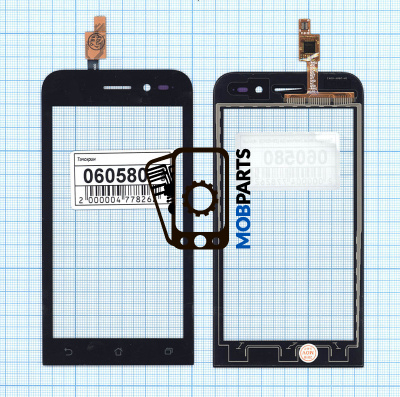 Сенсорное стекло (тачскрин) для Asus ZenFone Go ZB452KG  черное