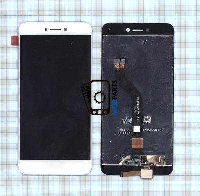 Модуль (матрица + тачскрин) для Huawei P8 Lite (2017) белый