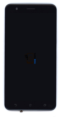 Модуль (матрица + тачскрин) для Asus ZenFone 3 Zoom ZE553KL черный с рамкой уценка Б/У