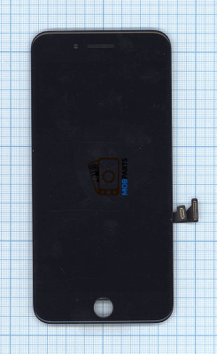 Дисплей для iPhone 8 Plus в сборе с тачскрином (Foxconn) черный