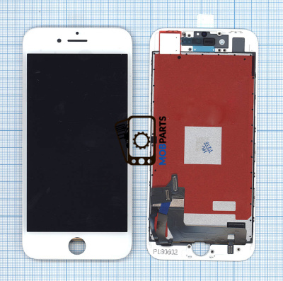 Дисплей для iPhone 8 в сборе с тачскрином (LT) белый
