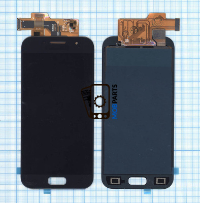 Модуль (матрица + тачскрин) для Samsung Galaxy A3 (2017) SM-A320F TFT черный