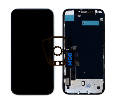 Дисплей для iPhone XR в сборе с тачскрином (AAA TFT) черный в сборе с рамкой