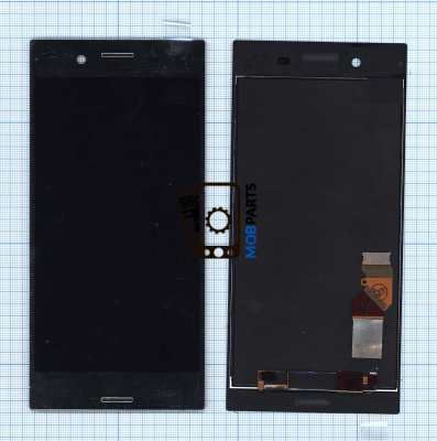 Модуль (матрица + тачскрин) для Sony Xperia XZ Premium серебристый