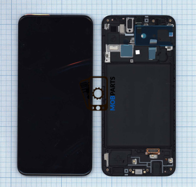 Модуль (матрица + тачскрин) для Samsung Galaxy A20 SM-A205F черный