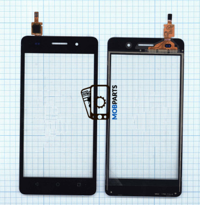 Сенсорное стекло (тачскрин) для Huawei Honor 4C  черное