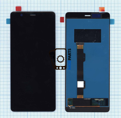 Модуль (матрица + тачскрин) для Nokia 5.1 черный