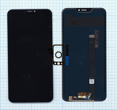 Модуль (матрица + тачскрин) для Asus ZenFone 5Z ZS620KL  черный