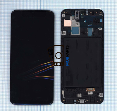Модуль (матрица + тачскрин) для Samsung Galaxy A30 SM-A305F черный