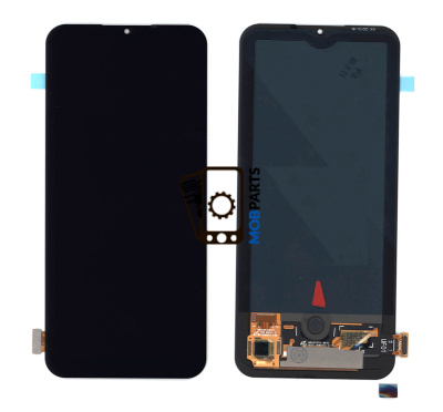 Модуль (матрица + тачскрин) для Xiaomi Mi10 Lite (OLED) черный