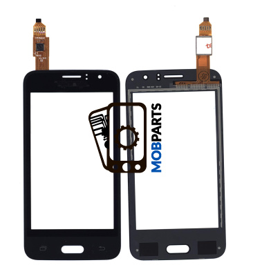 Сенсорное стекло (тачскрин) для Samsung Galaxy J1 (2016) SM-J120F черное