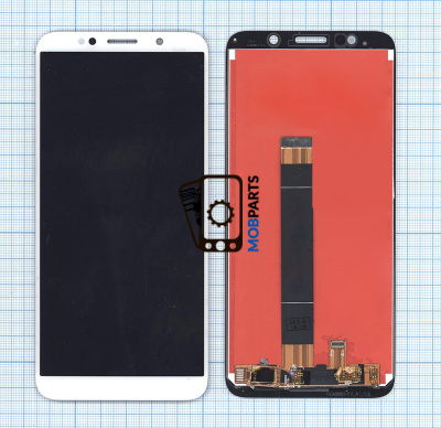 Модуль (матрица + тачскрин) для Huawei Y5 2018 Y5 Prime 2018 Honor 7A белый