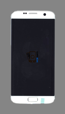 Модуль (матрица + тачскрин) для Samsung Galaxy S7 Edge SM-G935FD белый с рамкой и аккумулятором