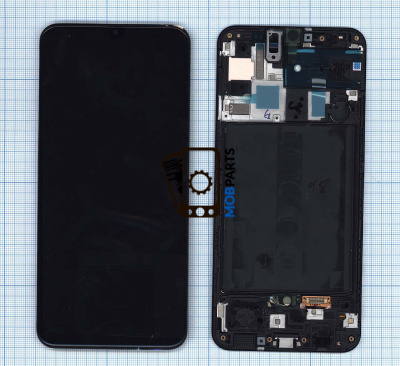 Модуль (матрица + тачскрин) для Samsung Galaxy A50 SM-A505F черный