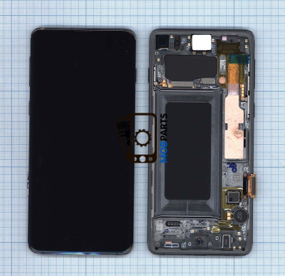 Модуль (матрица + тачскрин) для Samsung Galaxy S10 SM-G973F/DS черный
