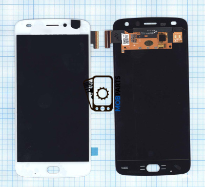 Модуль (матрица + тачскрин) для Motorola Moto Z2 Play белый